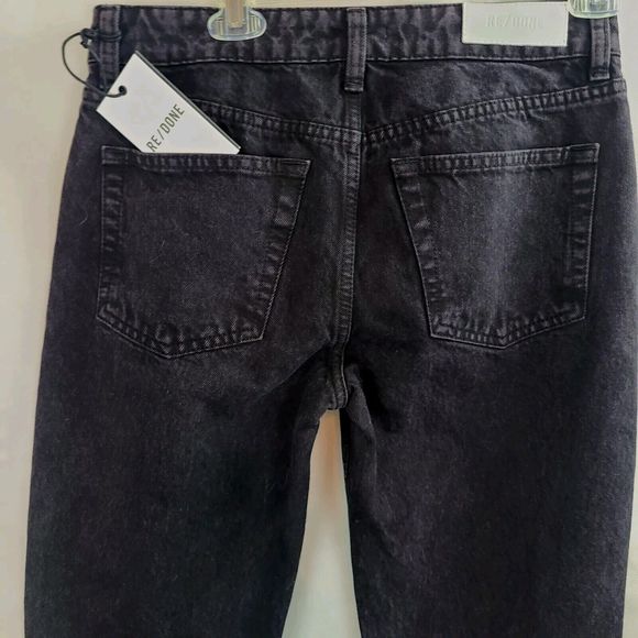 NWT RE/DONE 70s Low Rise Skinny Boot in Washed Black Jeans Women's (26)--$295 - Picture 7 of 11